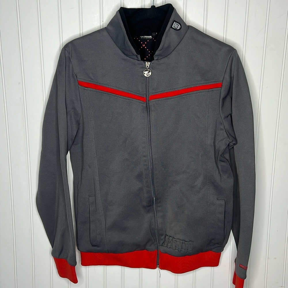 - Golf Junkie Zip up Lined Jacket Size Small